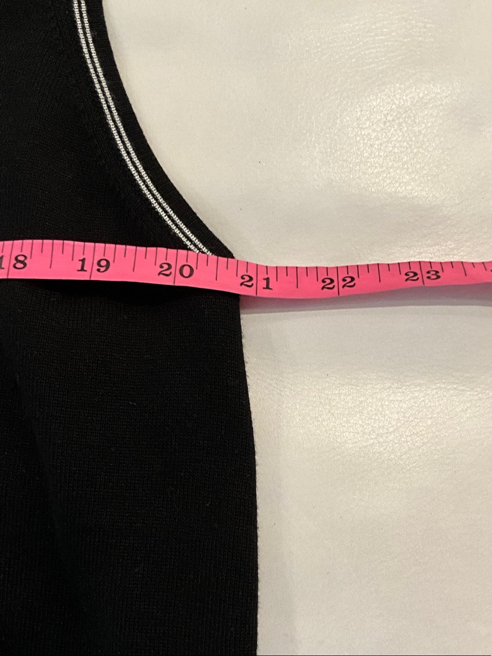 Karl Lagerfeld Black Sleeveless Tank with White Logo Trim - NWOT - Picture 7 of 8